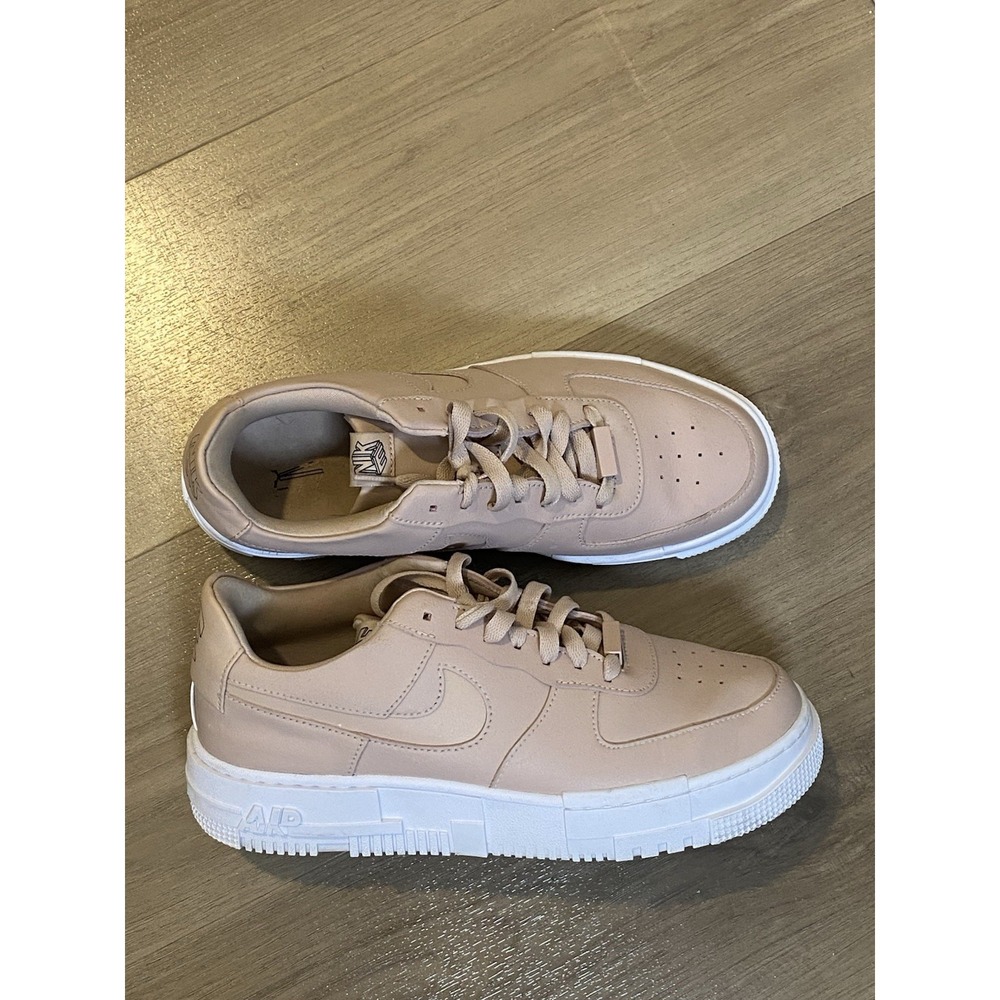 Nike Air Force 1 AF1 Pixel Particle Beige Sneakers CK6649-200 Size 10.5‎
